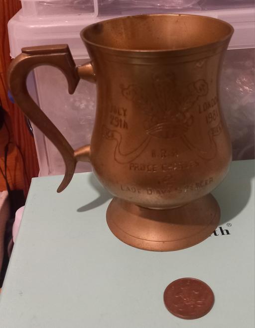 Buy & Sell Thatto Heath Saint Helens - Photos for vintage brass 1981 royal wedding tankard