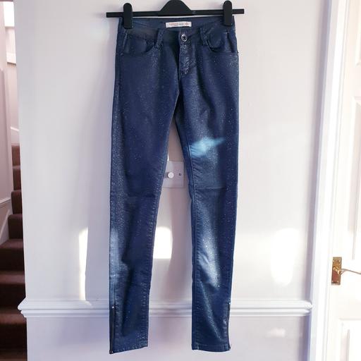 Buy & Sell Sunbury-on-Thames Spelthorne - Photos for Toxik3 Skinny Navy Denim Trousers Size XS
