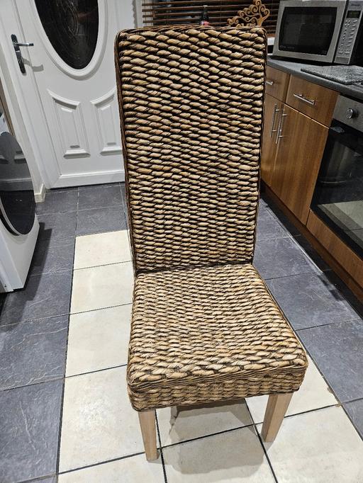 Buy & Sell Peterlee County Durham - Photos for 6x beautiful banana leaf high back chairs