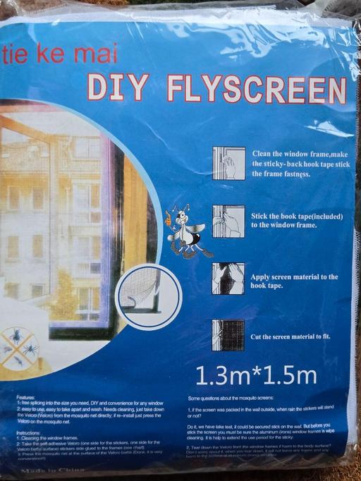 Buy & Sell Haydons Road South West London - Photos for DIY Flyscreen Mesh (1.3m x 1.5m) – New