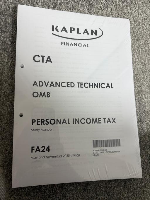 Buy & Sell Berkhamsted Dacorum - Photos for CTA Advanced Technical-OMB-Study Manuals