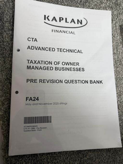 Buy & Sell Berkhamsted Dacorum - Photos for CTA AT-OMB-Revision Question Banks