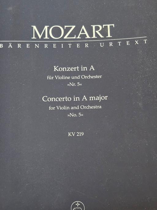 Buy & Sell South Wimbledon South West London - Photos for MOZART CONCERTO NO. 5 IN A MAJOR