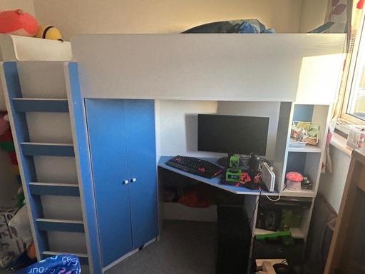 Buy & Sell Springfield Chelmsford - Photos for Cabin bed with wardrobe, desk & storage