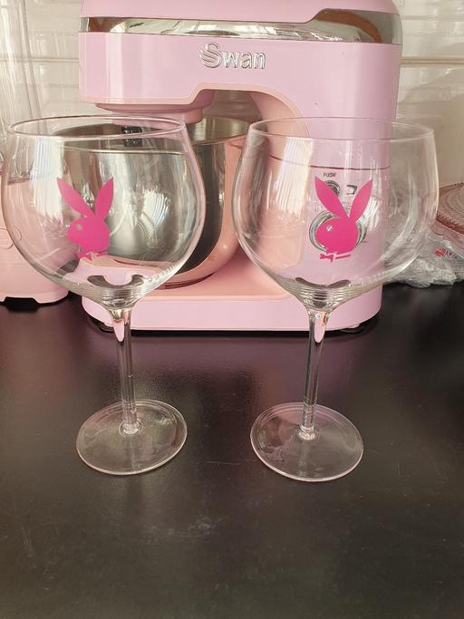 Buy & Sell Upper Gornal Dudley - Photos for giant playboy wine glasses x 2