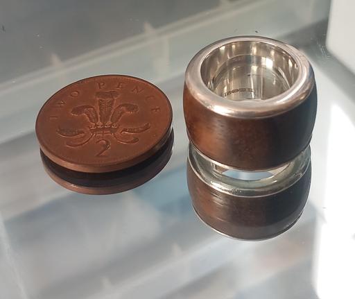 Buy & Sell Thatto Heath Saint Helens - Photos for Treasure Bay sterling silver wooden ring