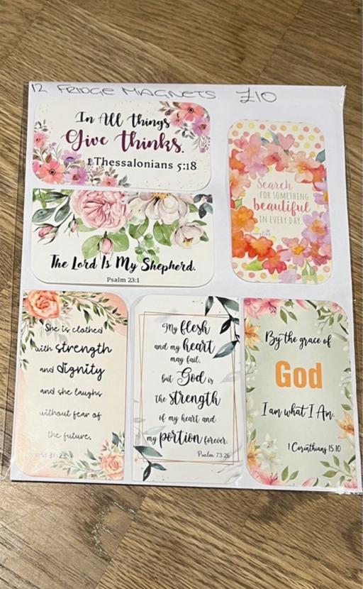 Buy & Sell Laurelvale Armagh, Banbridge and Craigavon - Photos for 12 Scripture fridge magnets