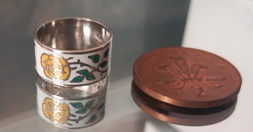 Buy & Sell Thatto Heath Saint Helens - Photos for sterling silver cloisonne enamel flower ring