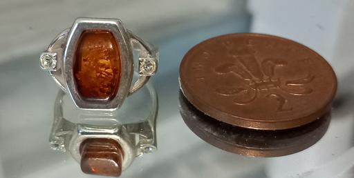 Buy & Sell Thatto Heath Saint Helens - Photos for sterling silver amber & gemstone ring