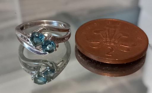 Buy & Sell Thatto Heath Saint Helens - Photos for 930 silver topaz and diamond ring