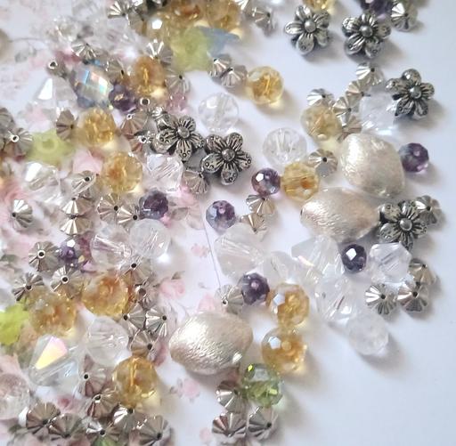 courses Aldwych Central London - Photos for Bead Mix - (x80) Silver Flowers, Crystal