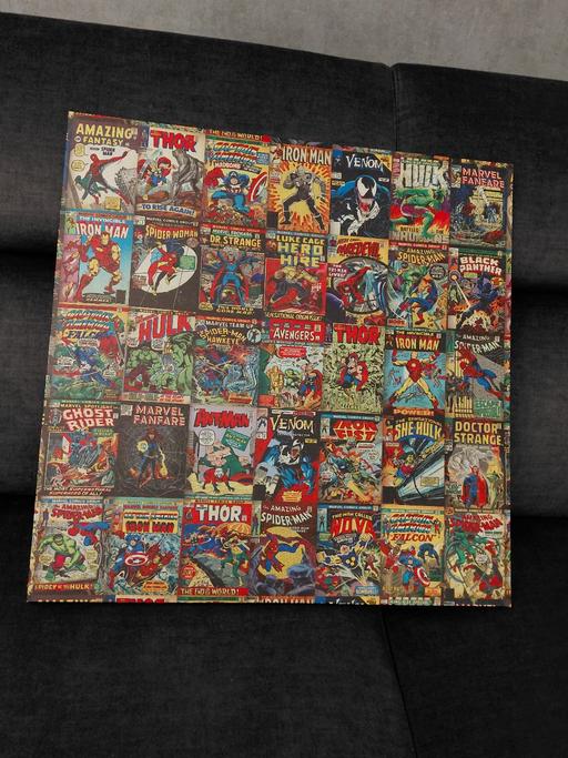 Buy & Sell Bamber Bridge South Ribble - Photos for Marvel comic montage canvas 60x60 cm