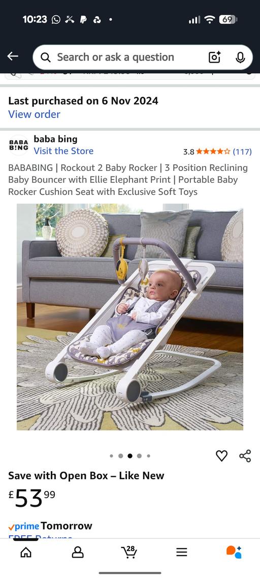 Buy & Sell Essington South Staffordshire - Photos for Baby bouncer - like new