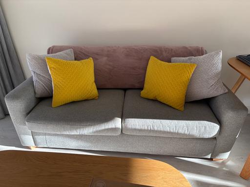 Buy & Sell Belmont North West London - Photos for 3 seater grey sofa