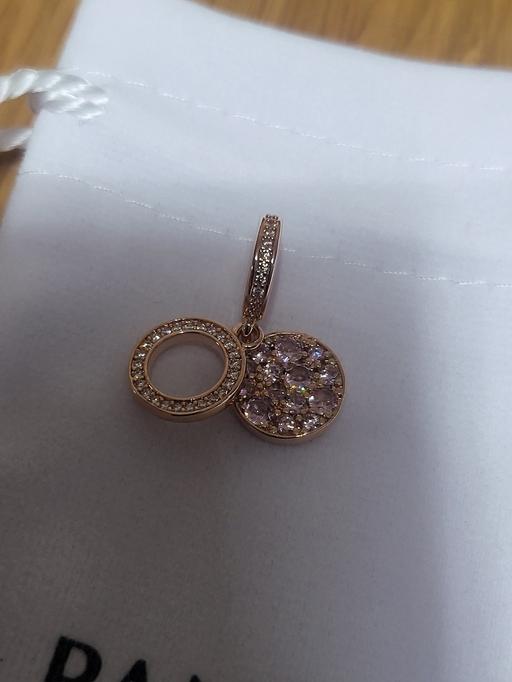 Buy & Sell Healey Rochdale - Photos for Pandora Rose Sparkling Pink Disc Double Dangl