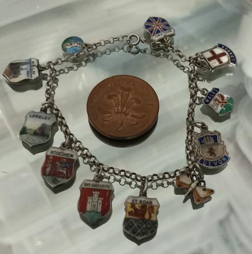 Buy & Sell Thatto Heath Saint Helens - Photos for vintage sterling silver enamel charm bracelet