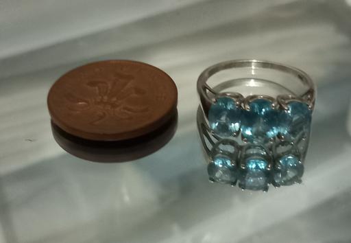 Buy & Sell Thatto Heath Saint Helens - Photos for sterling silver Blue topaz gemstone ring