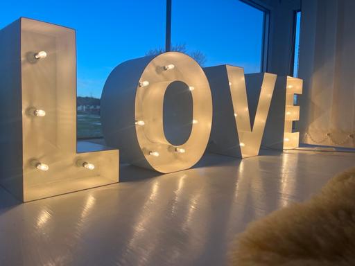 Buy & Sell Norton Canes Cannock Chase - Photos for Large Metal LOVE Letters Sign