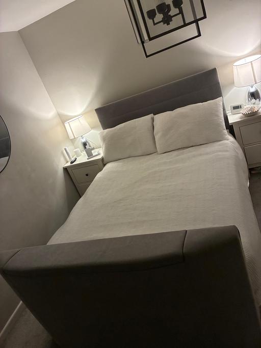 Buy & Sell Stirchley Telford and Wrekin - Photos for Double bed, with remote controlled TV Stand.