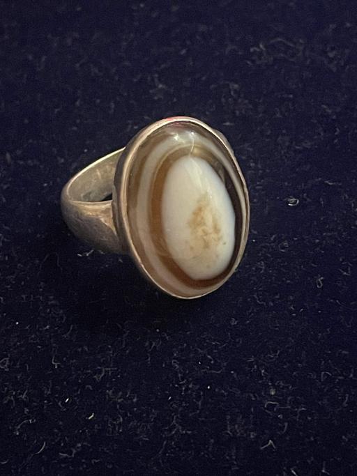 Buy & Sell Enfield Wash Enfield - Photos for Banded agate silver ring