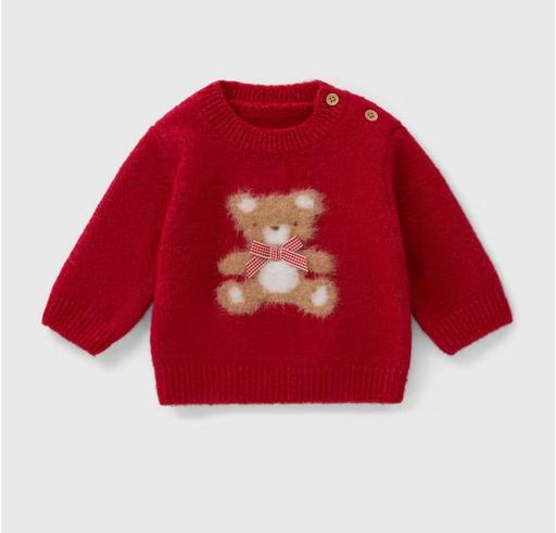 Buy & Sell Evington Leicester - Photos for Brand new jumper teddy bear red age 3-6months
