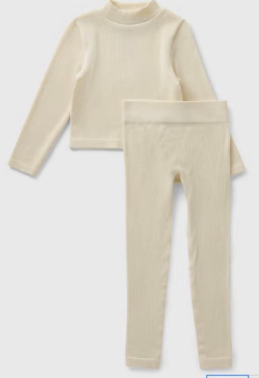 Buy & Sell Evington Leicester - Photos for Two piece set, cream seamless top and legging