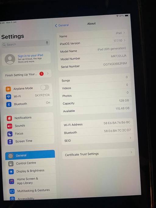 Buy & Sell Birmingham Birmingham - Photos for iPad 6th generation 128gb