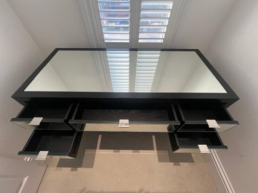 Buy & Sell Ham Richmond upon Thames - Photos for Stylish Mirror Top Black Wood Table