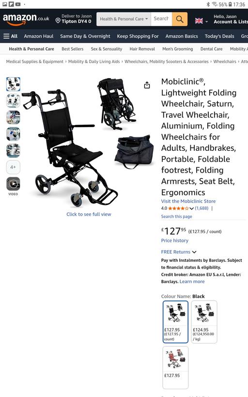 Buy & Sell Ocker Hill Sandwell - Photos for lightweight travel wheelchair