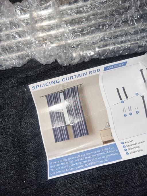 Buy & Sell Bournville Birmingham - Photos for Silver Curtain Pole