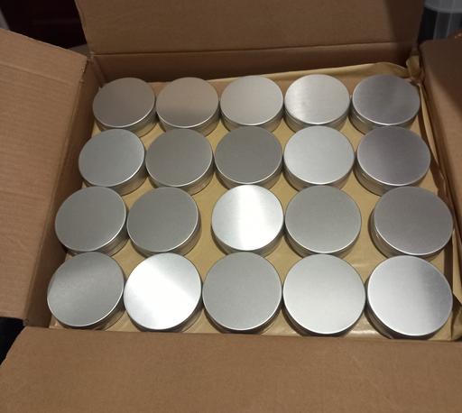 Buy & Sell Thatto Heath Saint Helens - Photos for 100 silver round aluminium storage tins