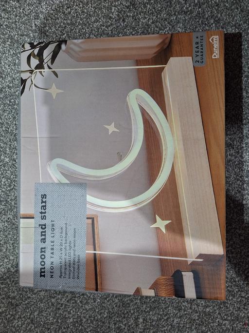 Buy & Sell Ettingshall Park Wolverhampton - Photos for New Moon and Stars Table Light