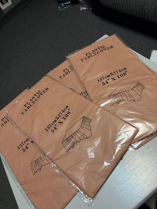 Buy & Sell Duckmanton Chesterfield - Photos for X5 plastic table covers