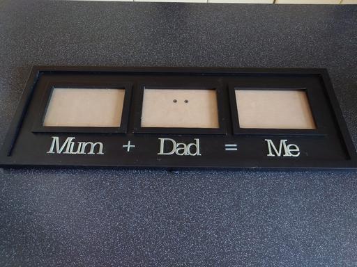 Buy & Sell Loughborough Charnwood - Photos for Mum + dad = me trio photo frame