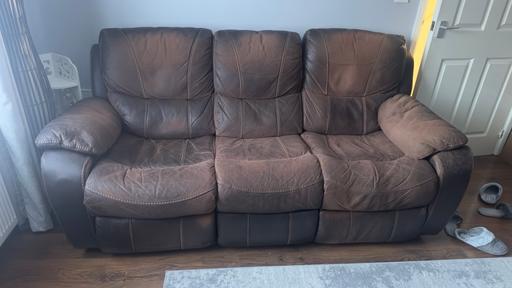 Buy & Sell Kitts Green Birmingham - Photos for 3 Seat Leather Recliner Sofa