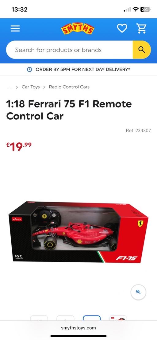 Buy & Sell - Photos for 1:18 Ferrari 75 F1 Remote Control Car