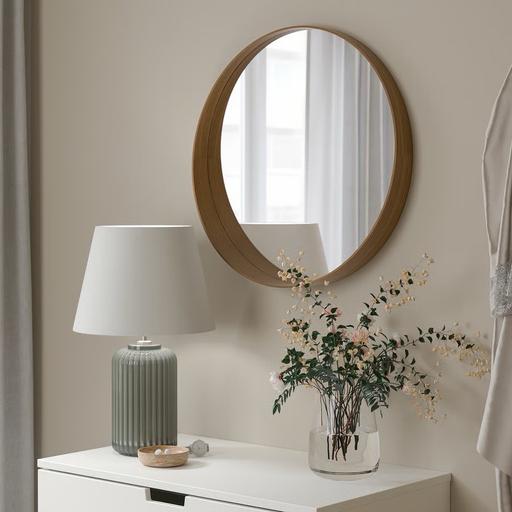 Buy & Sell Belsize Park North West London - Photos for Round mirror IKEA STOCKHOLM