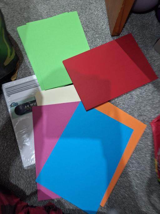 Buy & Sell Ettingshall Park Wolverhampton - Photos for Bundle of coloured card - Ideal for crafts