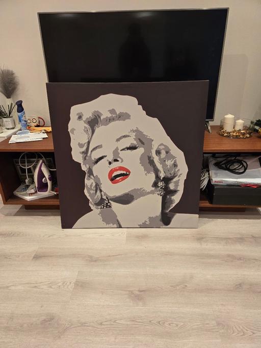 Buy & Sell Castelnau South West London - Photos for Marylin Pop Art Canvas
