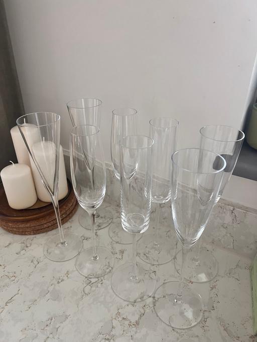 Buy & Sell Tottenham Hale North London - Photos for Set of 8 champagne flutes - LSA