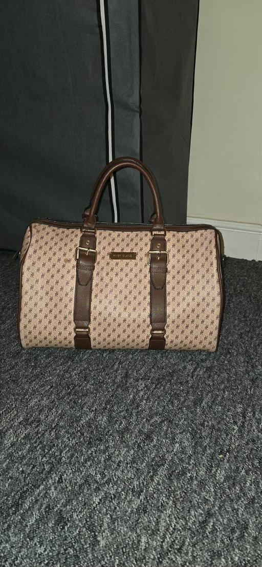 Buy & Sell Haworth Bradford - Photos for River Island monogram Weekend bag Faux Leathe