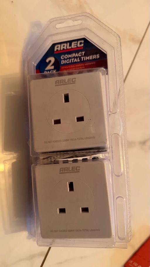 Buy & Sell Gosport Hampshire - Photos for Arlec Twin Pack White Plug Socket Timer