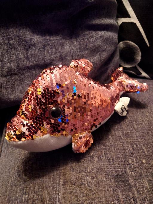 Buy & Sell Woodthorpe Charnwood - Photos for Sequinned dolphin soft toy