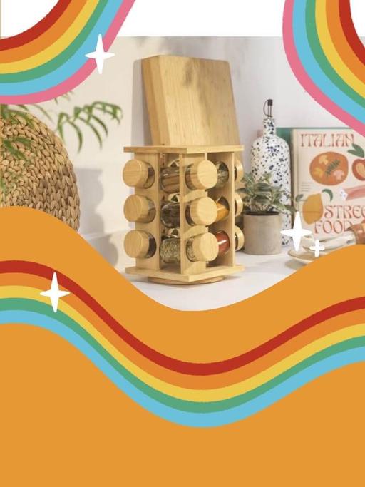 Buy & Sell Newry Newry, Mourne and Down - Photos for Rotating Bamboo Spice Rack