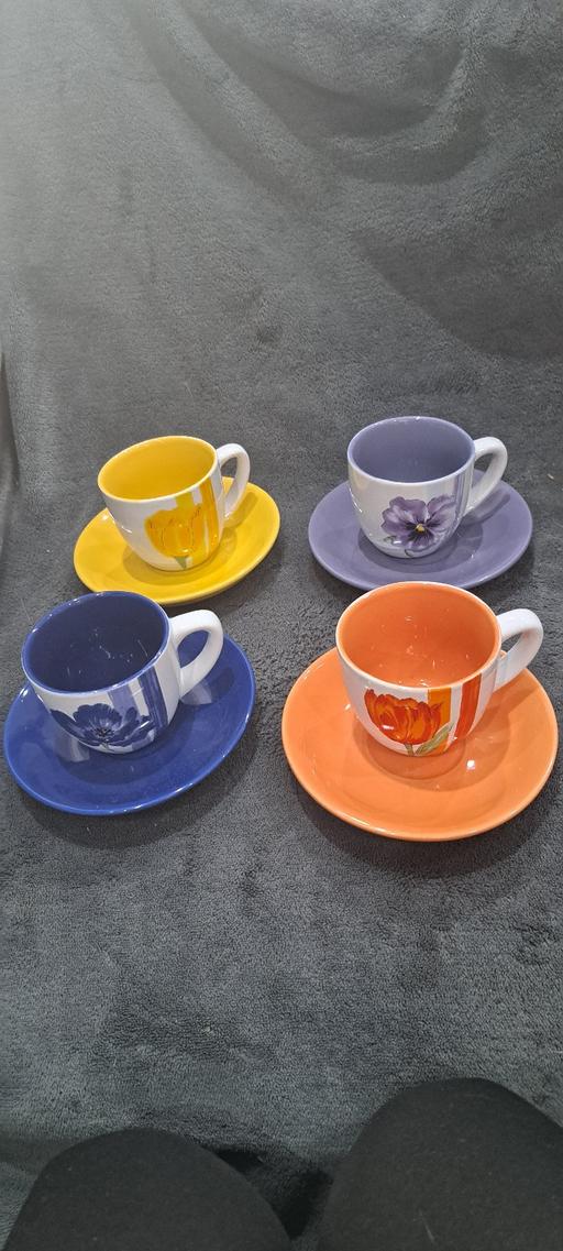 Buy & Sell Sutton Coldfield Birmingham - Photos for set of 4 espresso cups & saucers