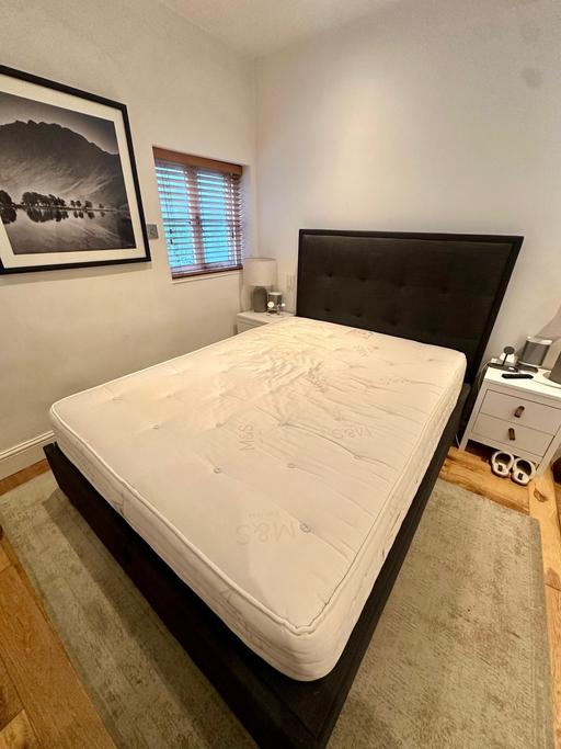 Buy & Sell West Kensington West London - Photos for King Sized Ottoman Bed and Mattress