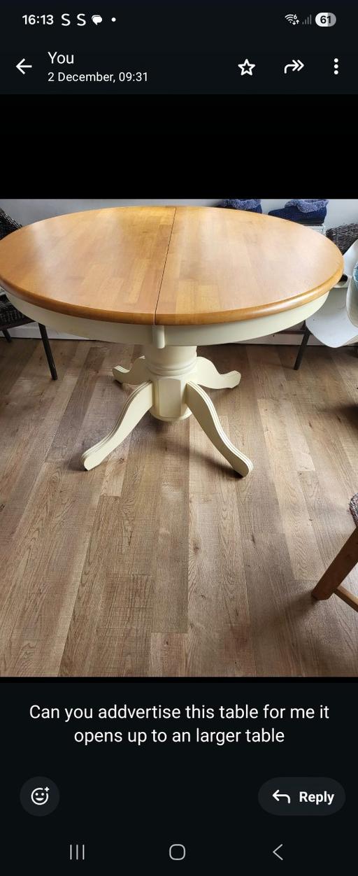 Buy & Sell Cadishead Salford - Photos for dinning table opens up to large table 
