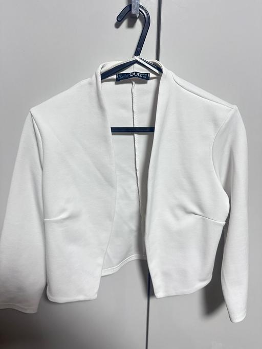 Buy & Sell The Broadway Bradford - Photos for Quiz White Cropped Blazer – Size 10