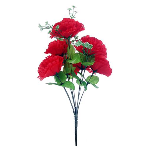 Buy & Sell Wolverley Wyre Forest - Photos for Artificial Silk 36cm Carnation Bush (8 HEADS)