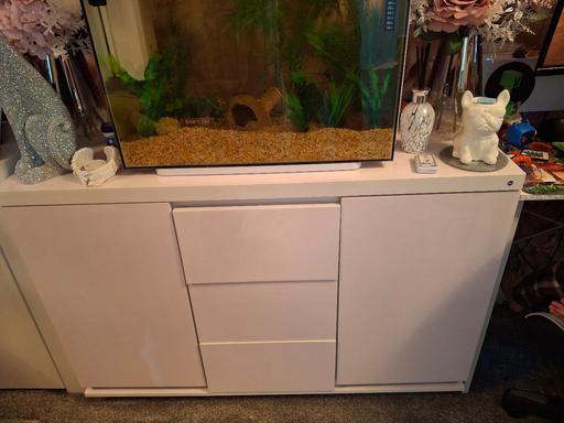 Buy & Sell Bedworth Nuneaton and Bedworth - Photos for WHITE GLOSS LED SIDEBOARD FOR SALE